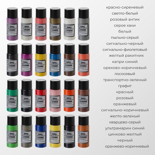 Новая серия глянцевых красок Auto color